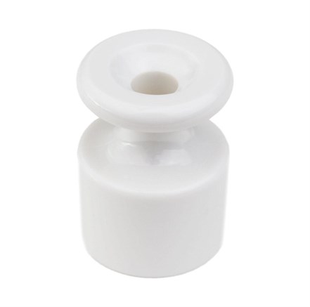 Изолятор, D18 H24, пластик, 100шт, белый, Jantera, JNO.5ON.PG00 - фото 110495