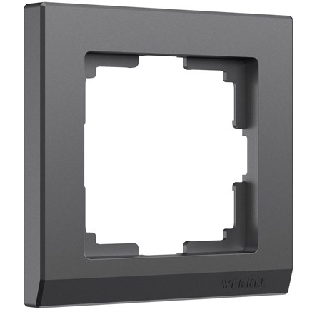 Рамка на 1 пост Stark (графит матовый), Werkel, W0011864 - фото 110795