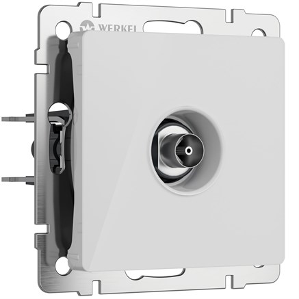 ТВ-розетка оконечная (белый акрил) W1183041 - фото 110944