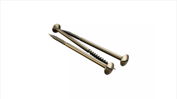 Саморез 4*70 для двойного изолятора, цвет - тёмная бронза, серия «МезонинЪ» GE30022‑38 - фото 111184