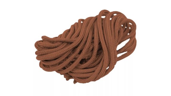 Шнур из полиэфирной нити для крепления витого провода на изоляторах, цвет - коричневый GE70005-04 - фото 111190