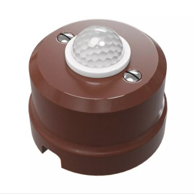 Датчик движения HB-PIR-40 ИК в корпусе, цвет - коричневый GE70471-04 - фото 111225