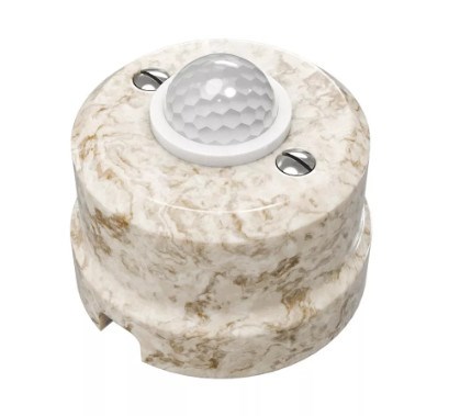 Датчик движения HB-PIR-40 ИК в корпусе, цвет - дворцовый мрамор GE70471-19 - фото 111235