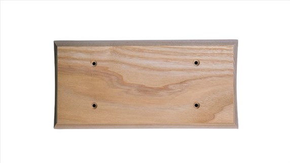 Накладка трехместная на бревно, без тонировки, Мезонин прямой угол, GE72714-00 - фото 111334