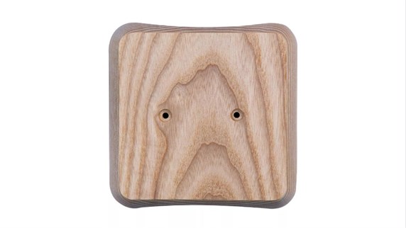 Накладка D240мм, квадрат, (распайки, светильник), GE71749-00 - фото 111344