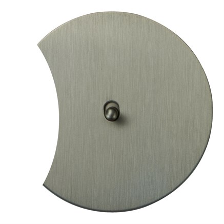 1 клавишный выключатель перекрестный, никель, Salvador, EU010201A03 - фото 111547