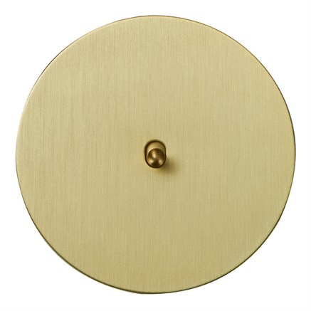 Выключатель 1-тумблерный, перекрестный, золото, Salvador, EU040104A03 - фото 111639