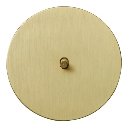 Выключатель 1-тумблерный, проходной, золото, Salvador, EU040104B01 - фото 111643