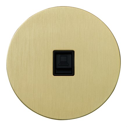 Компьютерная розетка RJ45, золото, Salvador, EU040106 - фото 111665