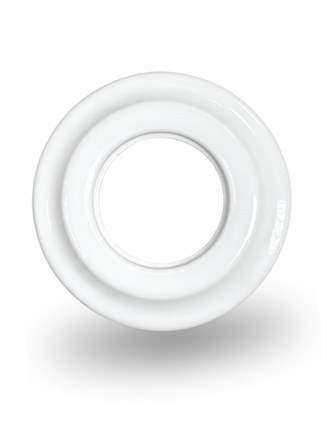 Рамка 1-местная керамическая белая для скрытой установки, Edisel Presto, 3596683010