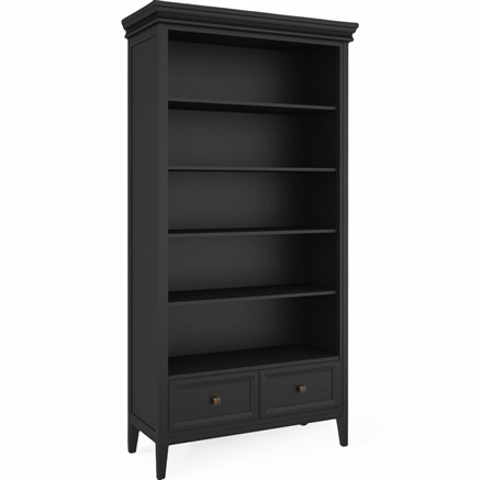 Стеллаж широкий Тесоро черный T606BL, Алетан - фото 118429