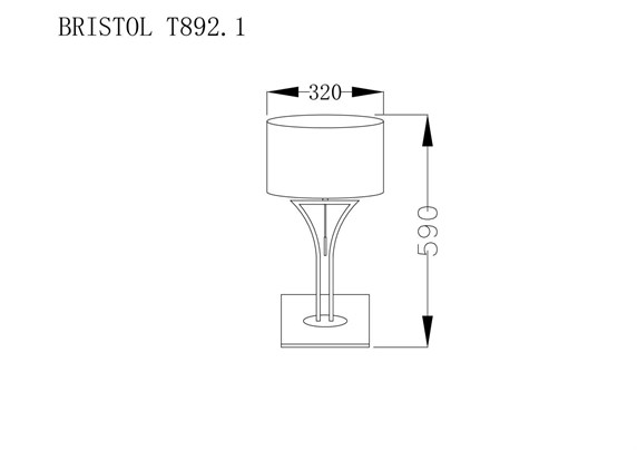 Настольная лампа Lucia Tucci BRISTOL T892.1 - фото 39004