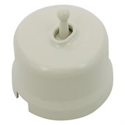 Выключатель тумблерный, одинарный, пластик, шалфей, Jantera, JRE.0T01.PG04