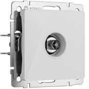 ТВ-розетка оконечная (белый акрил) W1183041