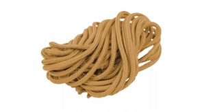 Шнур из полиэфирной нити для крепления витого провода на изоляторах, цвет - песочное золото GE70005-32