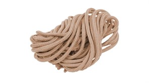 Шнур из полиэфирной нити для крепления витого провода на изоляторах, цвет - бежевый перламутр GE70005-29