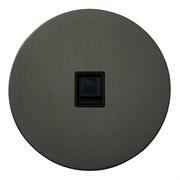 Компьютерная розетка RJ45, антрацит, Salvador, EU020106