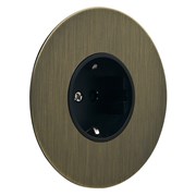 Розетка силовая 220В, бронза, Salvador, EU030111