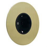 Розетка силовая 220В, золото, Salvador, EU040111