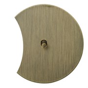 1 клавишный выключатель проходной, бронза, Salvador, EU030203B01