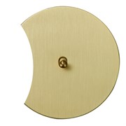 1 клавишный выключатель проходной, золото, Salvador, EU040204A01