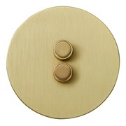 Двойной диммер, золото, Salvador, EU040110