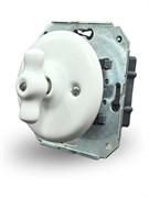 Выключатель 1кл.проходной керамический встраиваемый белый, Edisel Presto, 3596402176