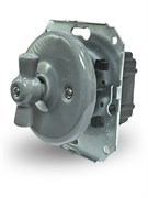 Выключатель 1кл.проходной керамический встраиваемый серый, Edisel Presto, 3596406614