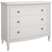 Комод 3 ящика М401W белая, Алетан