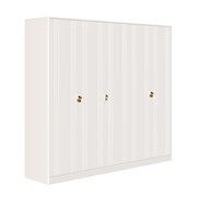 Шкаф 4 двери BR804W White, Алетан