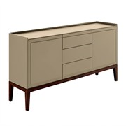Комод широкий 3 ящика и 2 фасада MRS403Q Каменно-серый, Алетан