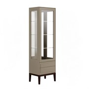 Витрина левая L MRS601L/Q Каменно-серый, Алетан