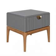 Тумба прикроватная 1 ящик BR301G Grey, Алетан