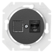 Розетка компьютерная, РК18-6311 графит, Прованс, Bylectrica