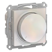 Жемчуг Светорегулятор (диммер) повор-нажим, LED, RC, 400Вт, мех. Systeme Electric AtlasDesign ATN000423