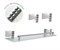 Набор аксессуаров для ванной комнаты GRANI 401200 хром - фото 110149