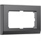 Рамка из поликарбоната для двойной розетки Stark графит матовый W0081864 - фото 110803