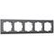 Рамка на 5 постов Stark (графит матовый), Werkel, W0051864 - фото 112874