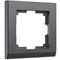 Рамка на 1 пост Stark (графит матовый), Werkel, W0011864 - фото 112890