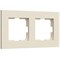 Рамка на 2 поста Slab (айвори софт), Werkel, W0022962 - фото 112995