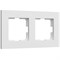 Рамка на 2 поста Slab (белый софт), Werkel, W0022961 - фото 113025