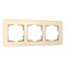 Рамка на 3 поста Elite (айвори, стекло), Werkel, W0032443 - фото 113663