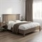 Кровать с жесткой спинкой 140x200 Тесоро коричневая T204Q, Алетан - фото 118561
