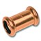 Муфта соединительная для труб ø 18 мм, Медь, Retrika - фото 17265
