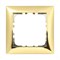 Рамка пластиковая 1-постовая золото LK60 LK STUDIO 864116
