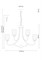 Подвесная люстра Lucia Tucci MADRID 116.6.3 - фото 38536