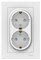Бел Розетка с/з двойная, со шторками, 16А, в сборе Systeme Electric AtlasDesign ATN000126 - фото 74160 Бел Розетка с/з двойная, со шторками, 16А, в сборе Systeme Electric AtlasDesign ATN000126 - фото 74160