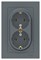 Грифель Розетка с/з двойная, 16А, в сборе Systeme Electric AtlasDesign ATN000724 - фото 74179