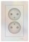 Жемчуг Розетка б/з двойная, со шторками,16А, в сборе Systeme Electric AtlasDesign ATN000422 - фото 74194 Жемчуг Розетка б/з двойная, со шторками,16А, в сборе Systeme Electric AtlasDesign ATN000422 - фото 74194