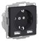 Карбон SO + USB Розетка A+A, 5В/2,4А, 2х5В/1,2 А, механизм Systeme Electric AtlasDesign ATN001030 - фото 74228 Карбон SO + USB Розетка A+A, 5В/2,4А, 2х5В/1,2 А, механизм Systeme Electric AtlasDesign ATN001030 - фото 74228
